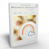 Kit Broderie Arc en ciel - French Kit  Kit Broderie Arc en ciel - French Kit