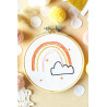 Kit Broderie Arc en ciel - French Kit  Kit Broderie Arc en ciel - French Kit