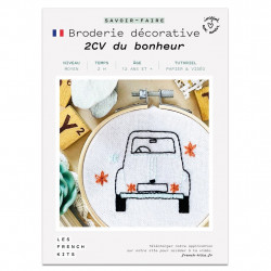Kit Broderie - 2CV du bonheur - French Kit 