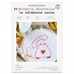 Kit Broderie - Le téléphone sonne - French Kit 