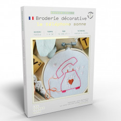 Kit Broderie - Le téléphone sonne - French Kit 