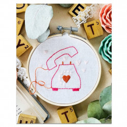 Kit Broderie - Le téléphone sonne - French Kit 