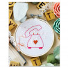 Kit Broderie - Le téléphone sonne - French Kit  Kit Broderie - Le téléphone sonne - French Kit