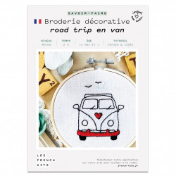 Kit Broderie - Road trip en van - French Kit 