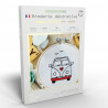 Kit Broderie - Road trip en van - French Kit  Kit Broderie - Road trip en van - French Kit