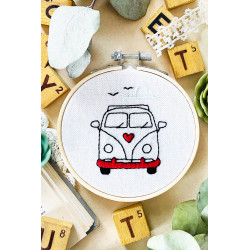 Kit Broderie - Road trip en van - French Kit 