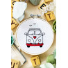 Kit Broderie - Road trip en van - French Kit  Kit Broderie - Road trip en van - French Kit