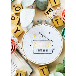 Kit Broderie - Le poste de radio - French Kit 