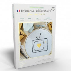Kit Broderie - Fan de tv - French Kit 