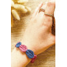 Kit Macramé Bracelet - Jolies Feuilles - French Kit  Kit Macramé Bracelet - Jolies Feuilles - French Kit