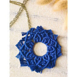 Kit Macramé Pendentif - Soleil - French Kit 