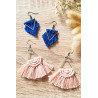 Kit Macramé Boucles d'oreilles - Franges - French Kit 