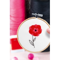 Kit Broderie décorative - Grande fleur - French Kit
