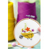 Kit Broderie décorative - Brouette végétale - French Kit 