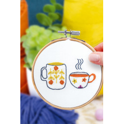 Kit Broderie décorative - Heure du thé - French Kit