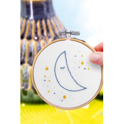 Kit Broderie décorative - Lune nostalgique - French Kit