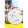Kit Broderie décorative - Lune nostalgique - French Kit  Kit Broderie décorative - Lune nostalgique - French Kit