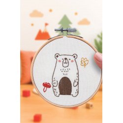 K-0135 - Broderie décorative - Ours - French Kit