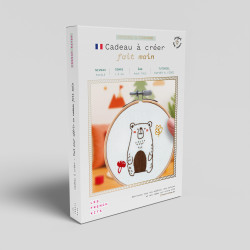 K-0135 - Broderie décorative - Ours - French Kit 