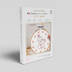 K-0141 - Broderie décorative - Lapins - French Kit 
