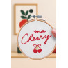 K-0143 - Broderie décorative - Ma Cherry - French Kit  K-0143 - Broderie décorative - Ma Cherry - French Kit
