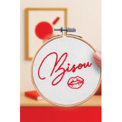 K-0145 - Broderie décorative - Bisou - French Kit