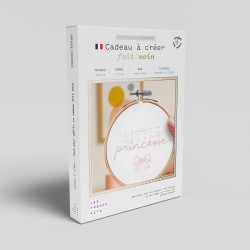 K-0149 - Broderie décorative - Litlle princesse - French Kit 