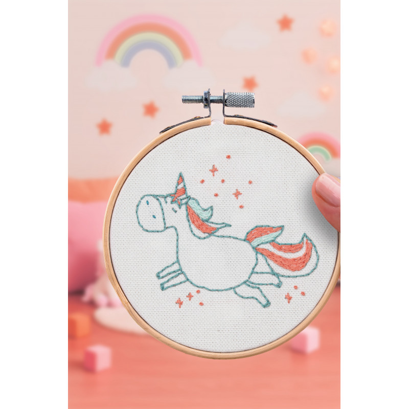 K-0140 - Broderie décorative - Licorne - French Kit  K-0140 - Broderie décorative - Licorne - French Kit