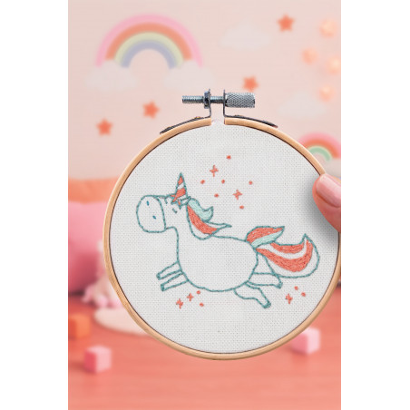 K-0140 - Broderie décorative - Licorne - French Kit  K-0140 - Broderie décorative - Licorne - French Kit
