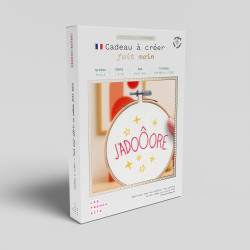 K-0151 - Broderie décorative- J'adooore - French Kit 