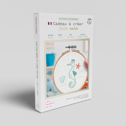 K-0137 - Broderie décorative - Hippocampe - French Kit 