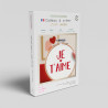 K-0150 - Broderie décorative - Je t'aime - French Kit  K-0150 - Broderie décorative - Je t'aime - French Kit