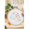 K-0136 - Broderie décorative - Éléphant - French Kit 