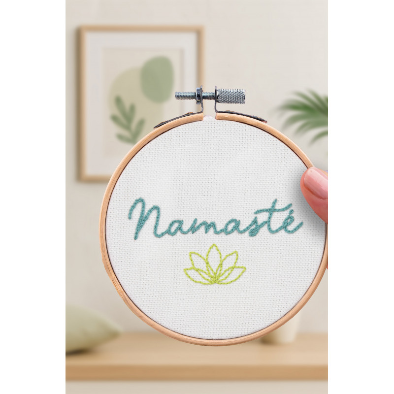 K-0147 - Broderie décorative - Namasté - French Kit  K-0147 - Broderie décorative - Namasté - French Kit