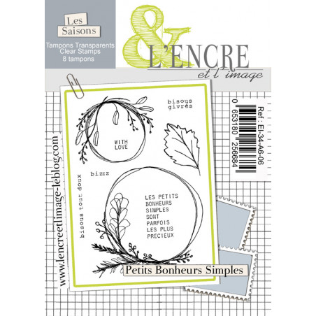 Tampon l'encre et l'image : Petits bonheurs simples