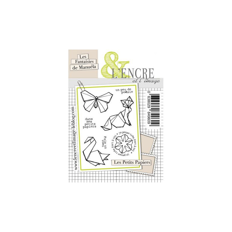 Tampon l'encre et l'image : Les Petits papiers