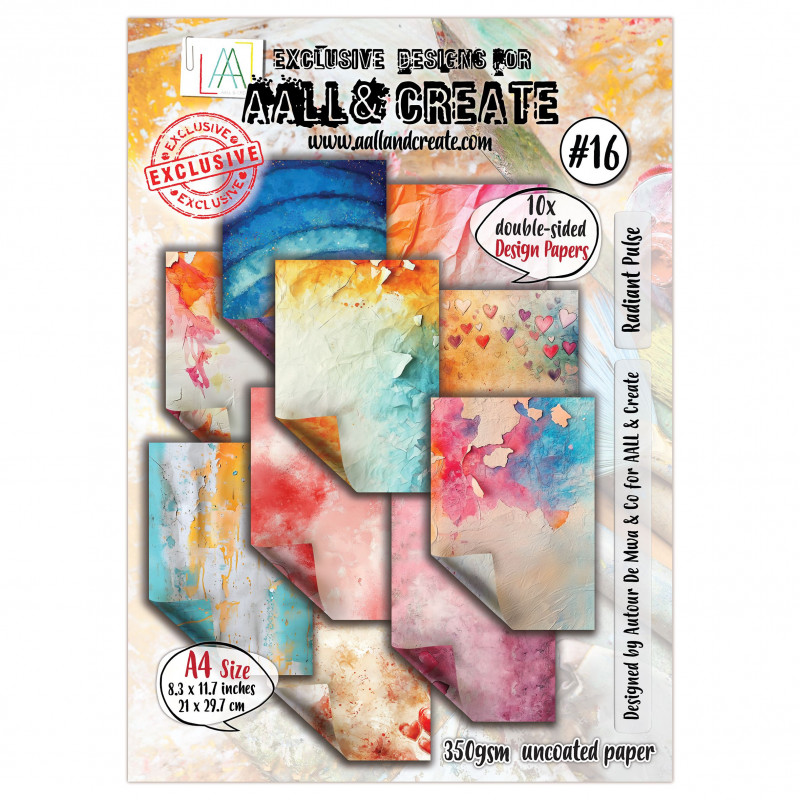 AALL and Create : Paper Pad 16 - Radiant Pulse 