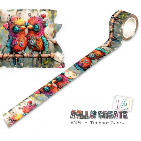 MT-124 - Masking Tape - Techno-Tweet (Layer-It-Up!) - AALL and Create 