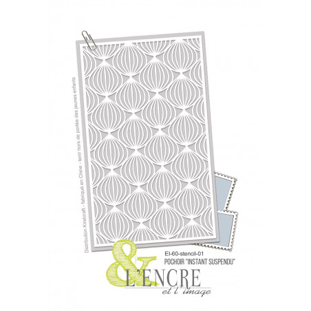 Pochoir Instant Suspendu - L'Encre et l'Image 