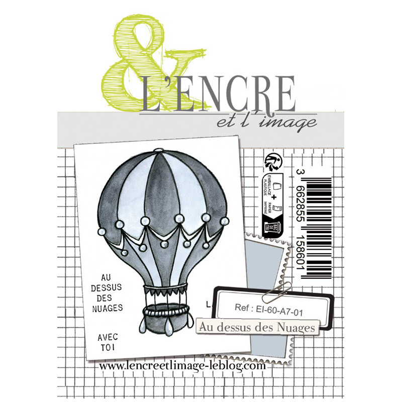 Tampon clear - Au dessus des Nuages - L'Encre et l'Image 
