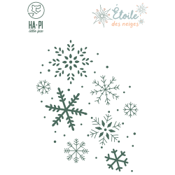 Matrice de découpe Fond flocons - HA PI Little Fox 