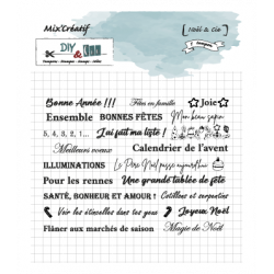 Tampon clear : Noel et cie - DIY and Cie 