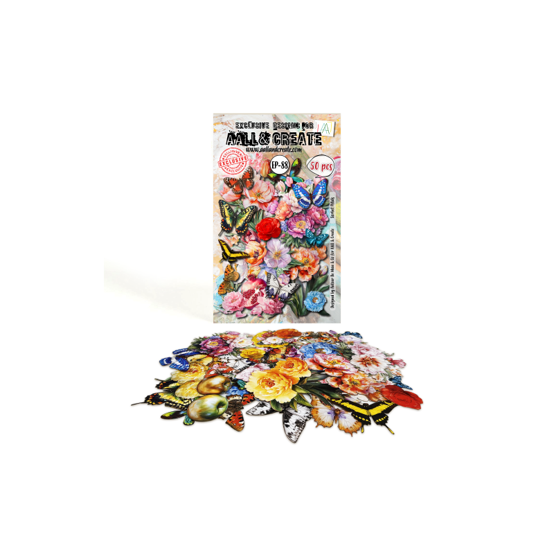 AALL and Create : Ephemera 088 : Sorbet Petals