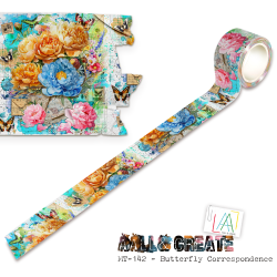 MT-142 - Masking Tape - Butterfly Correspondence (Layer-It-Up!) - AALL and Create 