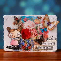 MT-144 - Masking Tape - Peonies Airmail (Layer-It-Up!) - AALL and Create 