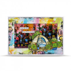 MT-129 - Masking Tape -Spiked & Blooming (Layer-It-Up!) - AALL and Create 