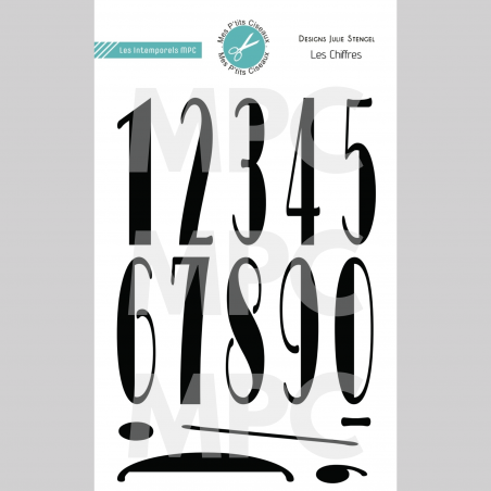 Tampons planche Les Chiffres - Mes P'tits Ciseaux 