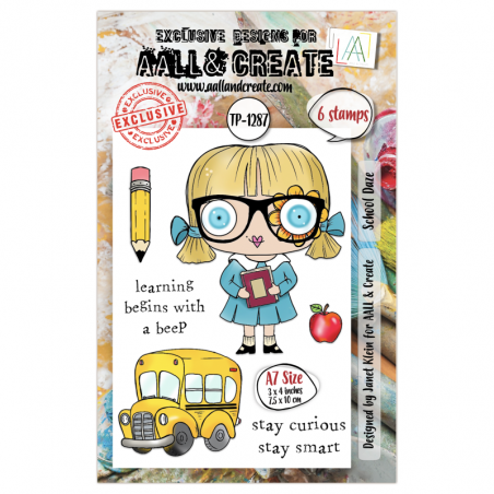 Tampon Clear - 1287 - School Daze - AALL and Create 