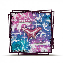 AALL and Create 248 - 6'x6' Stencil- Moths Chaos 