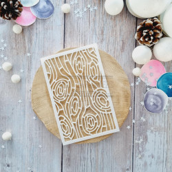 POCHOIR A6 ECORCE ALT118 - Chou and Flower 